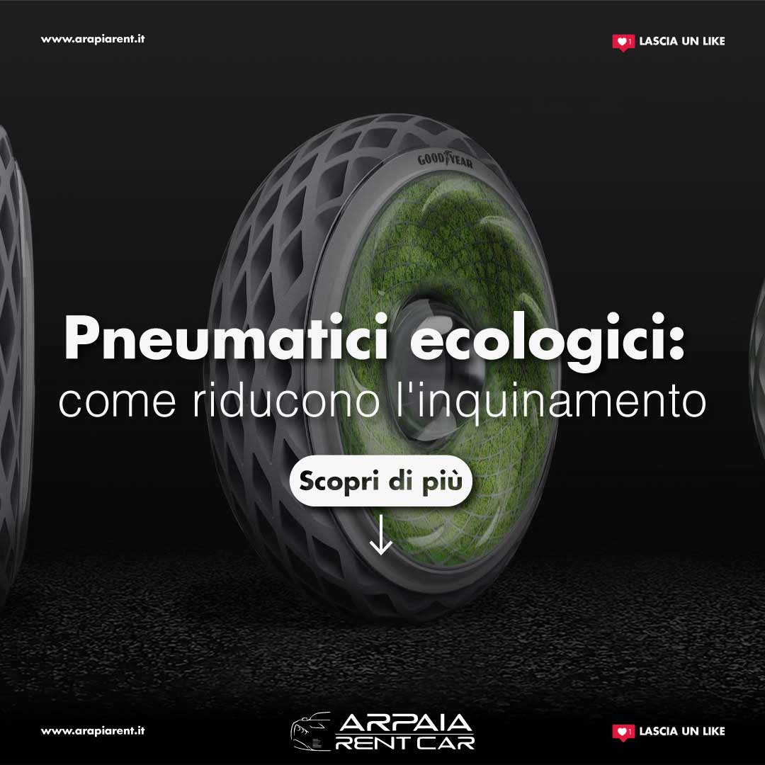 Pneumatici ecologici: come riducono l'inquinamento