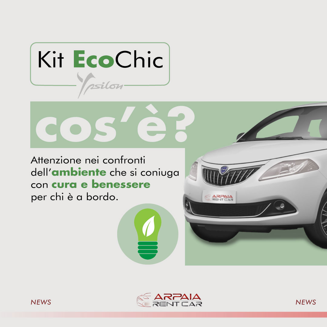Il Kit EcoChic per il benessere a bordo.  